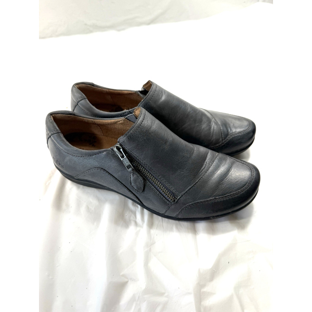 Taos Character Flat size 7.5 Napa Leather Zip Loafer Comfort Shoes